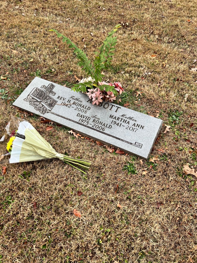 My parents' and brother's grave