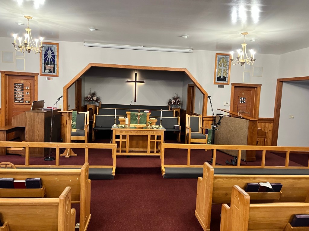 Sanctuary of my dad's family church